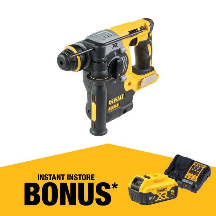 DeWALT 18V Cordless SDS+ Rotary Hammer DCH273N-XJ - Skin Only