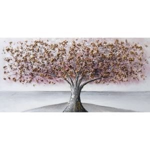 P&P Purple Tree Hand Painting Picture - Elegant Modern Wall Art for Living Room, Bedroom & Office Decor 120x60cm