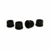 Surface Gard 22mm Black Round Internal Plastic Chair Tips - 4 Pack