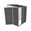 Build-a-Shed 1.5 x 1.5 x 2m Single Sliding Side Door Skillion Shed - Grey