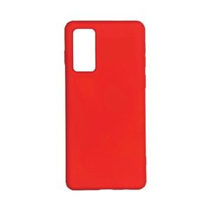 Shockproof Rubber Liquid Silicone Case - For Samsung Galaxy Note 10 (Red)