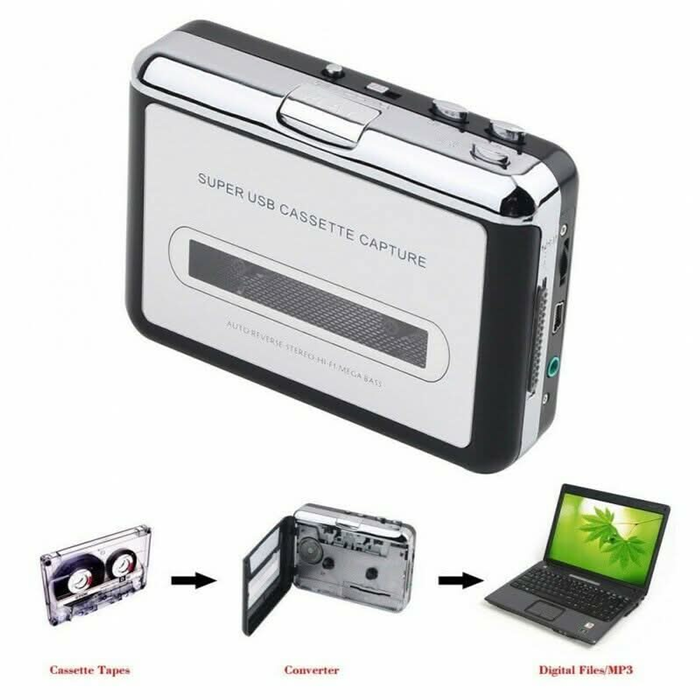 Tape To Pc Usb Cassette Mp3 Cd Usb Converter Capture Digital Audio Music Player