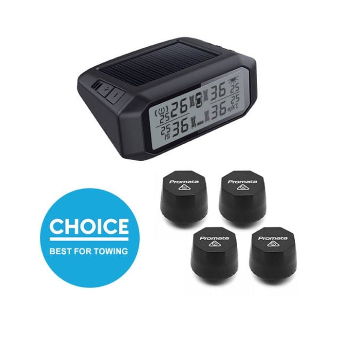 Promata Mata 1  Solar Powered Tyre Pressure Monitor - 4 External Sensors