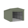 Absco 3.7 x 6.0 x 3.2m Pale Eucalypt Single Roller Door Garage