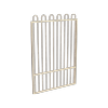 ProtectorAl 800 - 1200 x 1800mm Primrose Aluminium Pool Gate Loop Top With Mid Rail