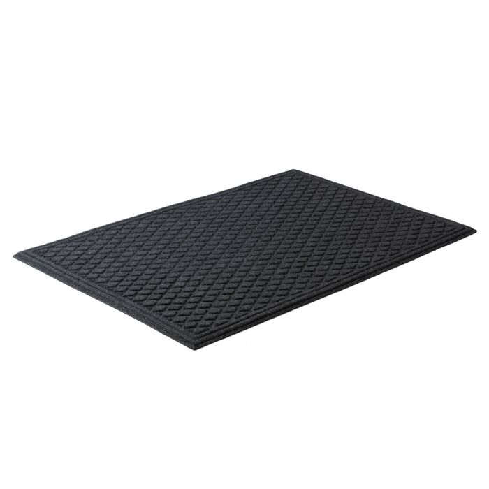 Kenova 50 x 80cm Ecomat Door Mat Diamond Recycled Outdoor Indoor