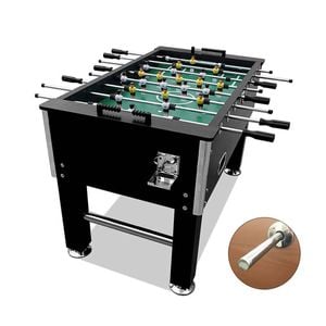Leaf Living Kicksy 5ft Foosball Soccer Table With Solid Steel Rods