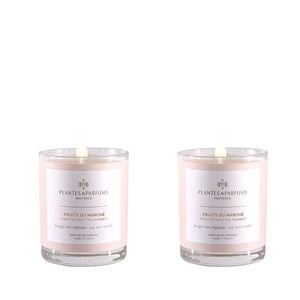 Set of 2 - 180g Perfumed Hand Poured Candle - Fruits from the Market