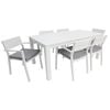 Dallas 7pc Dining Setting - White