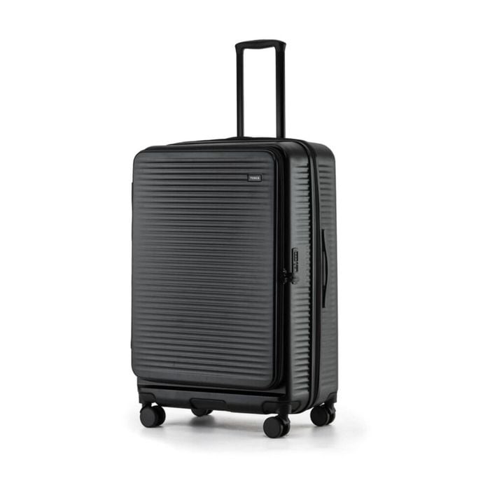 Tosca Zen Large Suitcase Travel Luggage W/ Wheels & Combination Lock 77cm Black