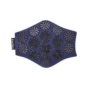 Zenvibes Zenvibes Acu-Touch Spike Pillow – 18x15 cm | Heat-Bonded Spike Heads | Buckwheat Fill – Midnight Blue