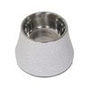 Baxter Bone Medium Marble Effect Elevated Pet Bowl