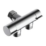 EnduraSeal Chrome Plated Double Outlet Cistern Cock