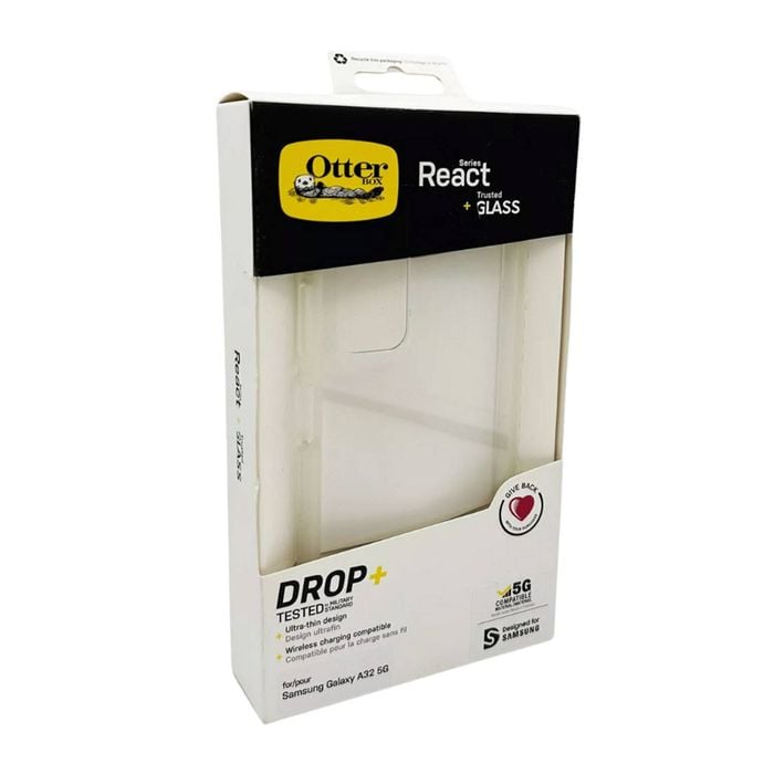 OtterBox React Case & Glass Screen Protector for Samsung Galaxy A32 5G