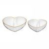 2pc Amour Tableware Clear Display Bowl 12 x 10cm / 14 x 13cm Set