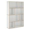 Janet Bookcase Display Unit Shelving 100W x 150H White