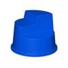 AgBoss Mount Ease Three Step Horse Mounting Block 150kg Capacity Blue