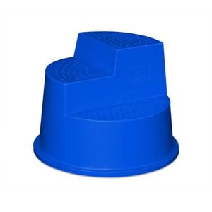 AgBoss Mount Ease Three Step Horse Mounting Block 150kg Capacity Blue