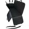 Provecta 130 X 137cm Black Waterproof Pet Car Back Seat Cover Hammock With Safety Belts