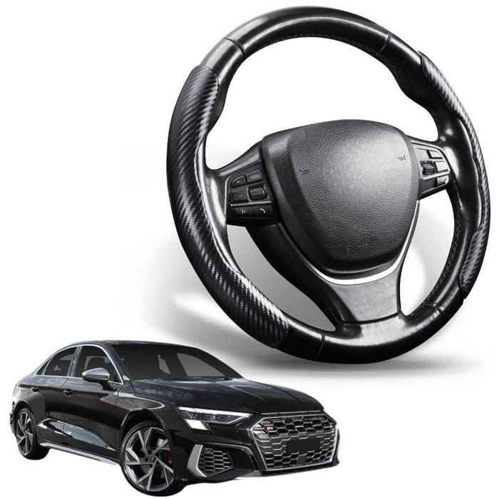Segmented Steering Wheel Cover for Audi A3 S3 RS3 2013 - 2021 8V