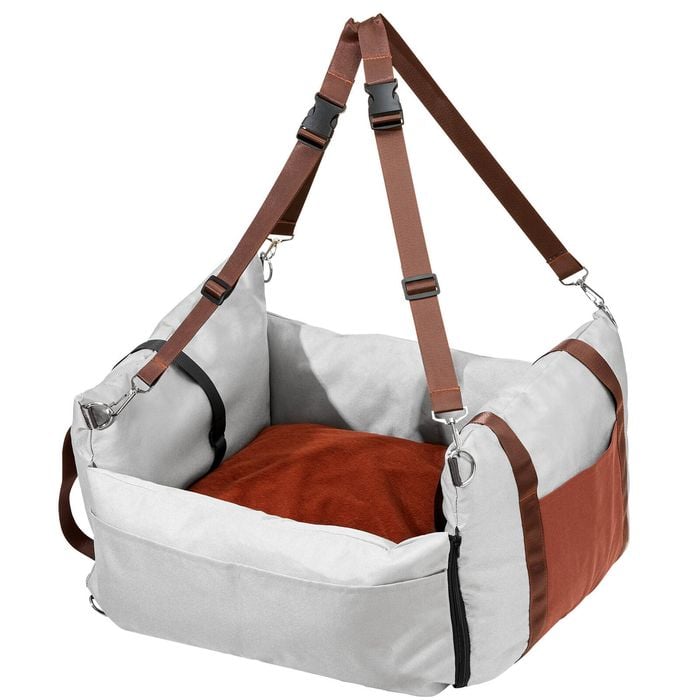 VEVOR Dog Booster Car Seat Gray for Small up to 11.3 kg