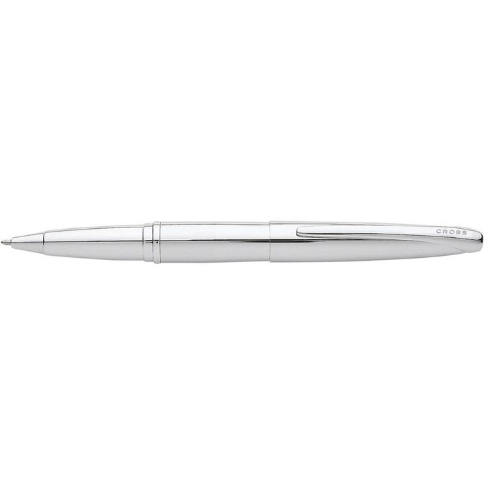 Cross Atx Pure Chrome Synthetic Resin Ball Point Pen Office Writing Stationery