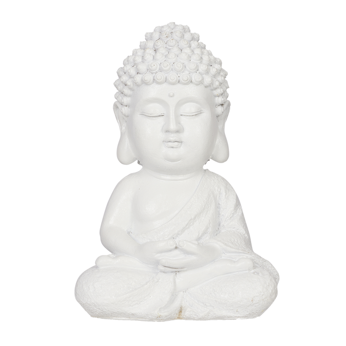 Northcote Pottery 28cm Cream Buddha Statue