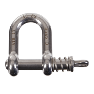 Snap-D 8mm 304 Stainless D Shackle