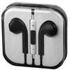 Handsfree Headphone Earphone w/ Mic 3.5mm Connector Jack - Black