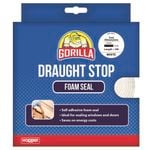 Gorilla 12mm x 3mm x 5m White Draughts Stop Foam