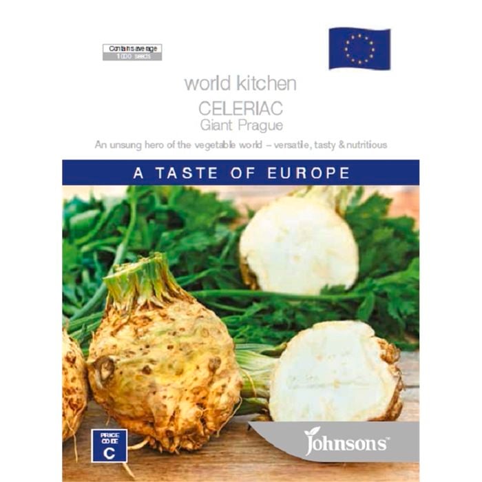 Johnsons Seed Celeriac Giant Prague World Kitchen