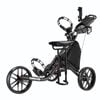 Caddytek Caddylite Ez-fold Pro 3-wheel Golf Buggy With Seat - Black