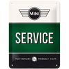 Nostalgic Art 15x20cm Small Wall Hanging Metal Sign Mini Service Green