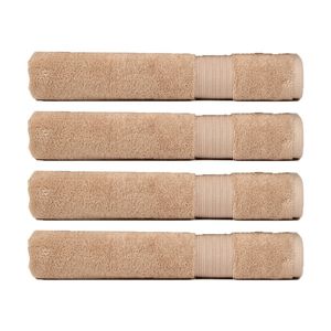 4PK Christy Sovereign Combed Cotton Bath Towel 650GSM Plush Soft Stone King