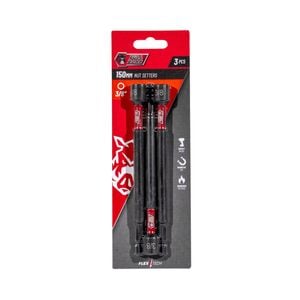 Full Boar 3/8" x 150mm Magnetic Impact Nut Setters - 3 Pack