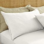 MyHouse Pure European Linen Pillowcase Pair   - White