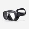Decathlon | Anti-fog Diving Mask - 100 Mono Silicone Strap Black Grey - Eu L