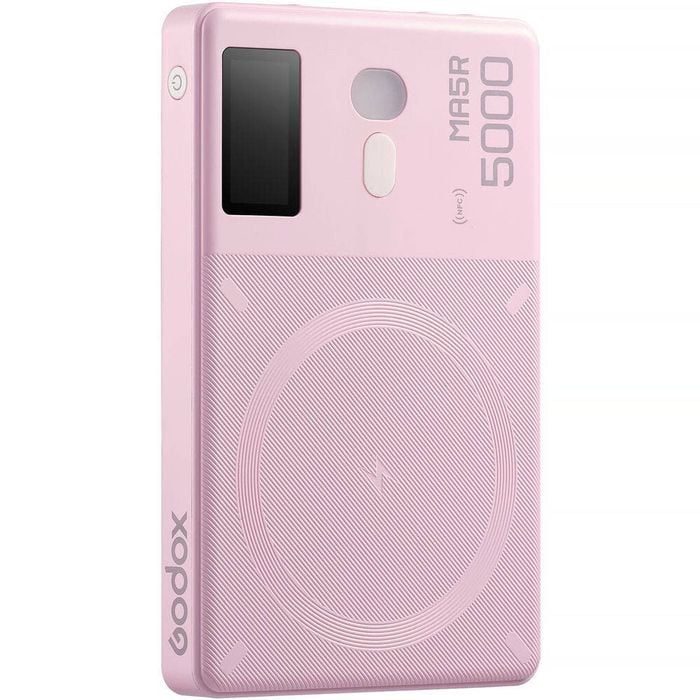 Godox Ma5r Rgb Led Light And Power Bank For Mobile Phone - Pink