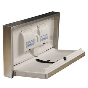 Metlam Australia Stainless Steel Surface Mounted Horizontal Baby Change Station