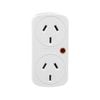 Click Vertical Double Adaptor Surge Protector