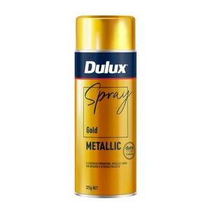 Dulux 325g Gold Metallic Effects Spray Paint