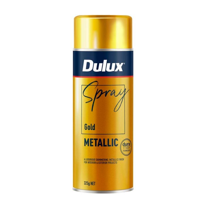 Dulux 325g Gold Metallic Effects Spray Paint