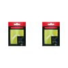 6pc Target K-Flex No 2 Dart Flight & Shaft Short 19mm - Neon Yellow