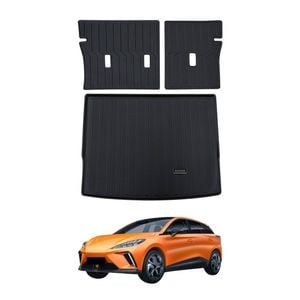 AUSGO Boot Liner Back Seat Protector Set for MG MG4 2023-Onwards Cargo Mat Kick Mats