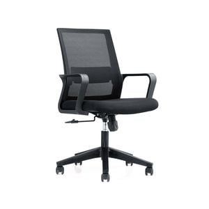 Eros Medium Back Office Chair Black