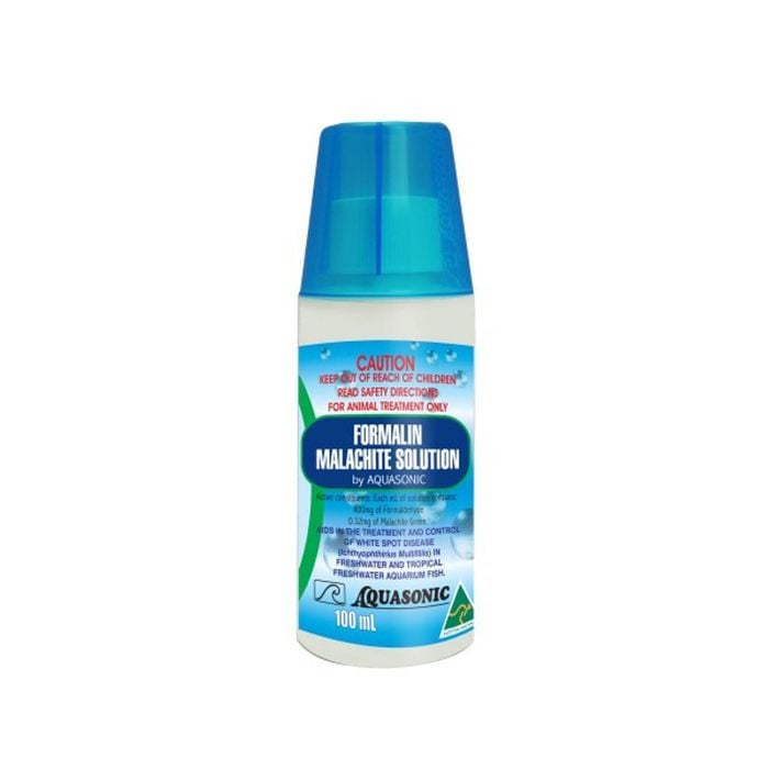 Aquasonic Formalin/Malachite Solution 100mL (PL120)