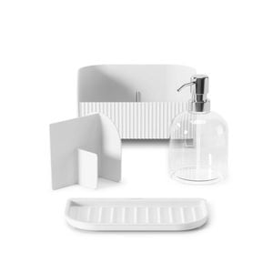 Umbra Sling Sink Caddy With Soap Pump