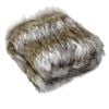 Bloomington Faux Fur Luxury Animal Throw Rug Brown Collie 127 x 152 cm