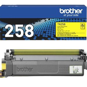 Brother TN-258Y Yellow Toner Cartridge for Brother Printers
