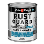 White Knight 500ml Rust Guard Clear Quick Dry Topcoat Paint